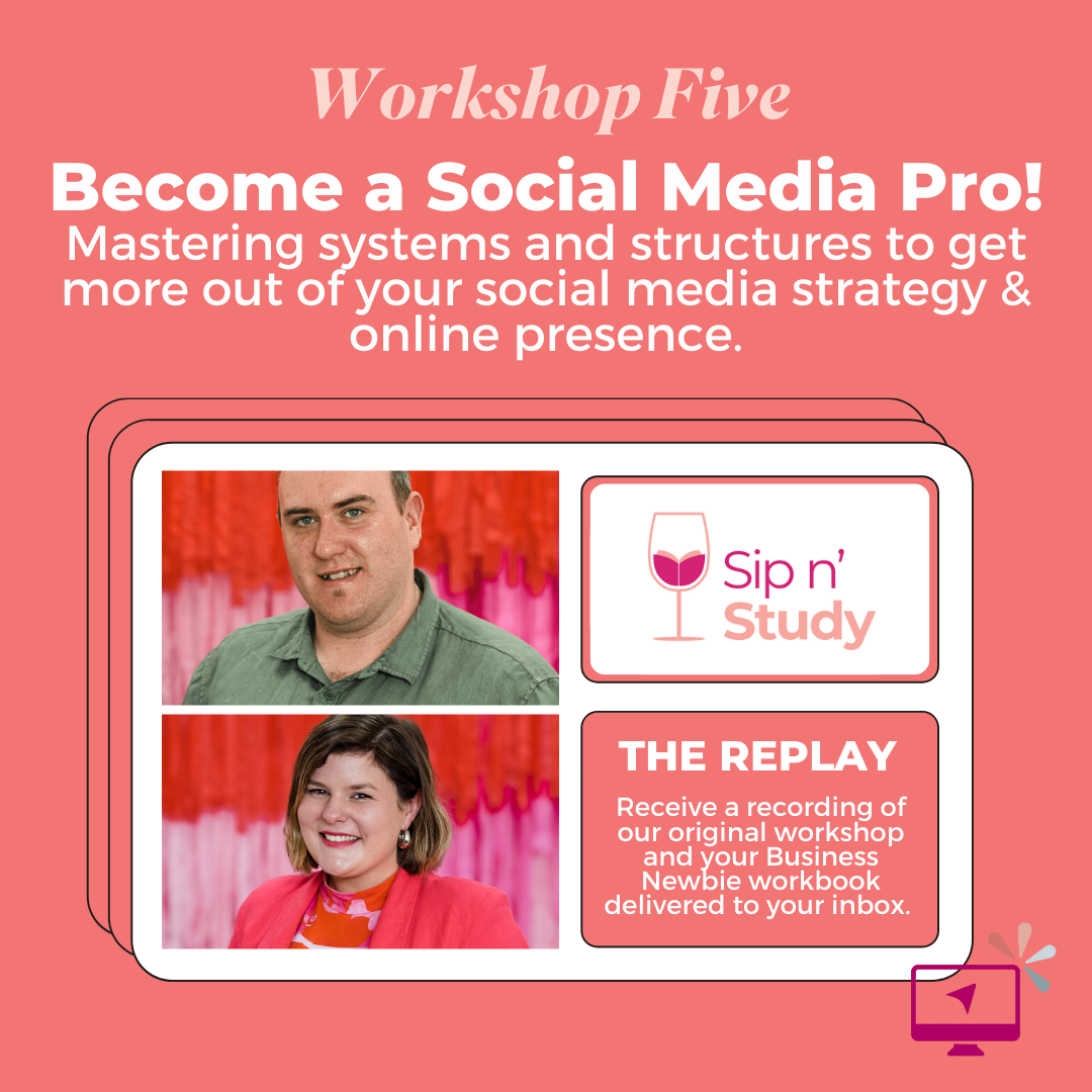 *REPLAY* - Sip & Study Workshop Five - Become a Social Media Pro!