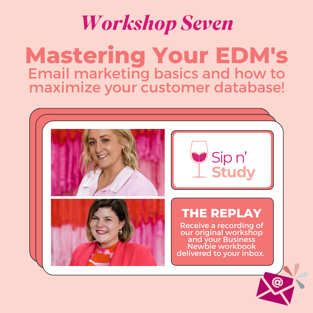 *REPLAY* Sip & Study Workshop Seven - Mastering your EDM's